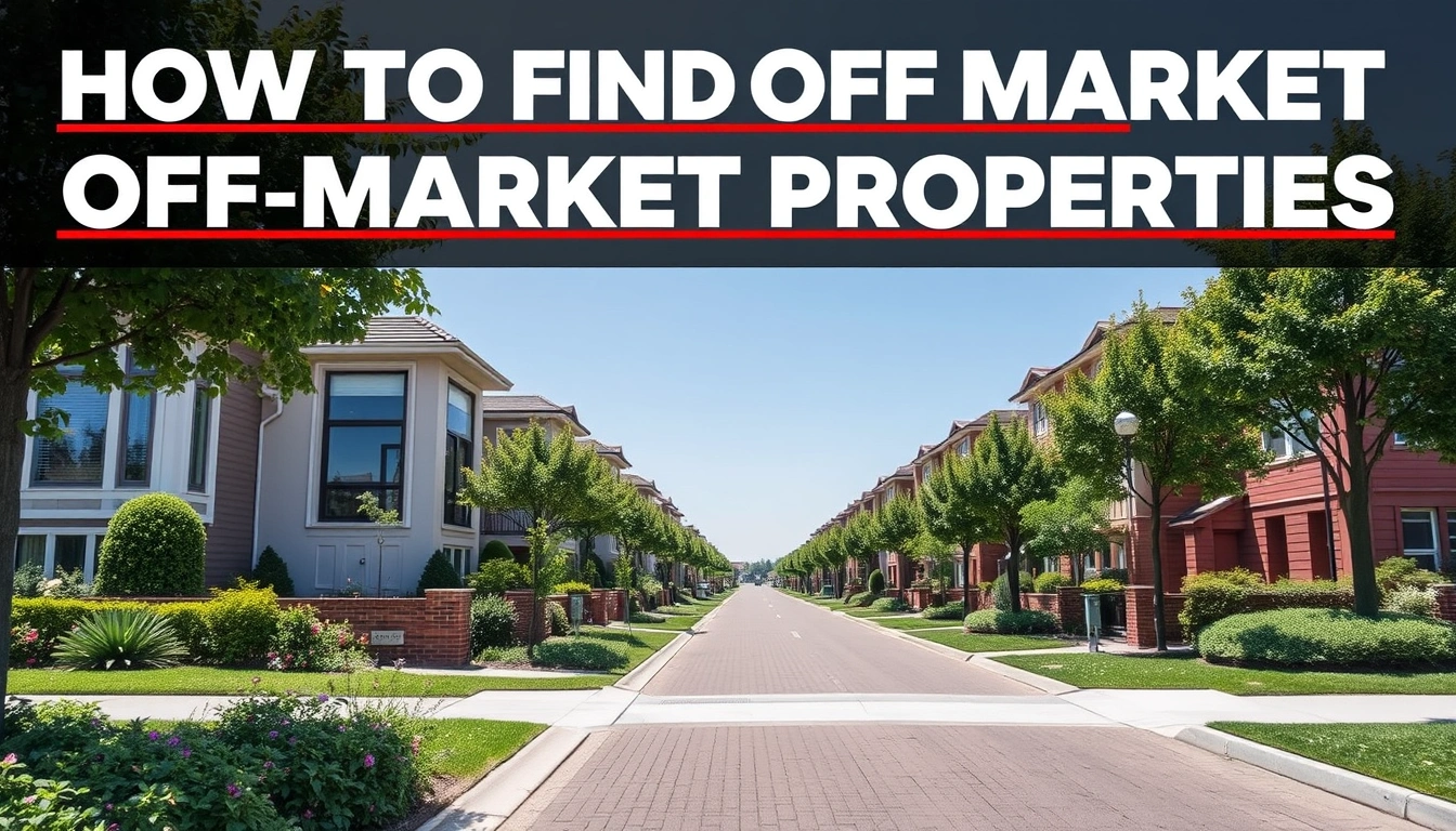 how to find off market properties [city]